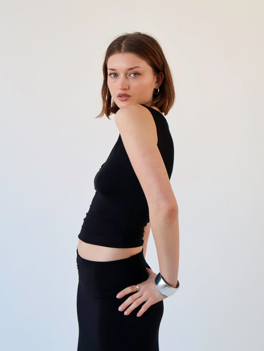 Key Hole Tank - Black