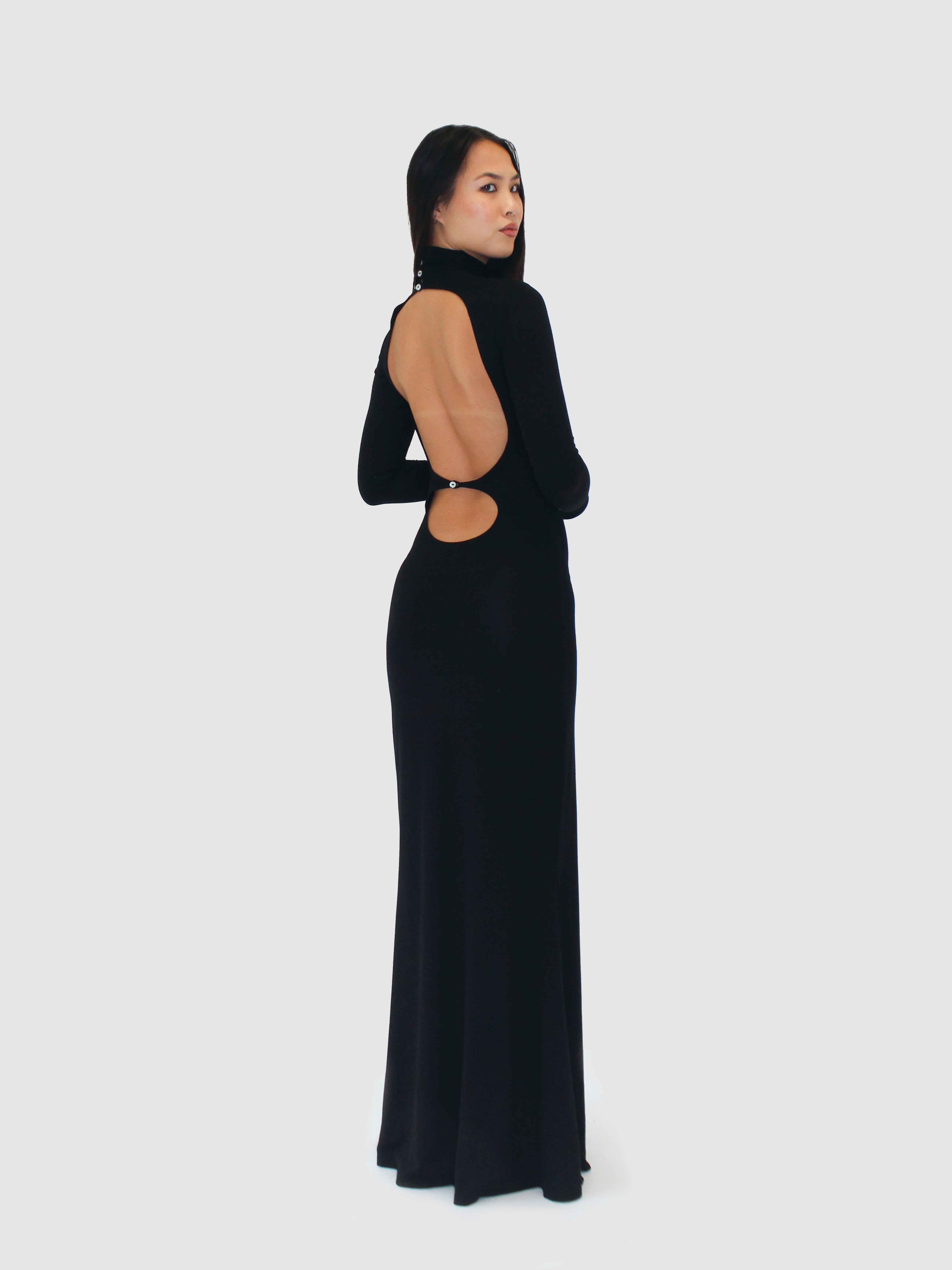mireille darc backless dress Mireille Darc's iconic backless dress by Guy Laroche, The Tall Blond Man with One Black Shoe 1972 -