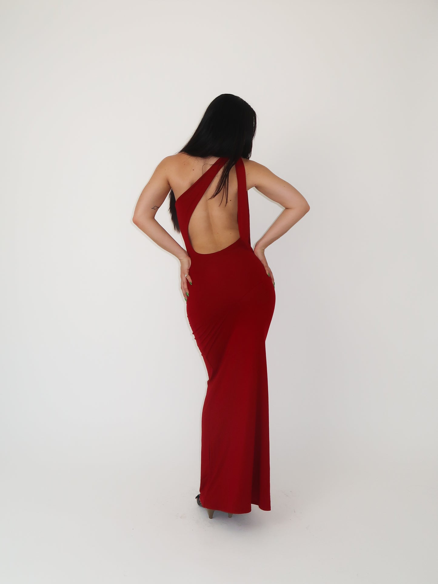 Carmen Dress - Vermillion