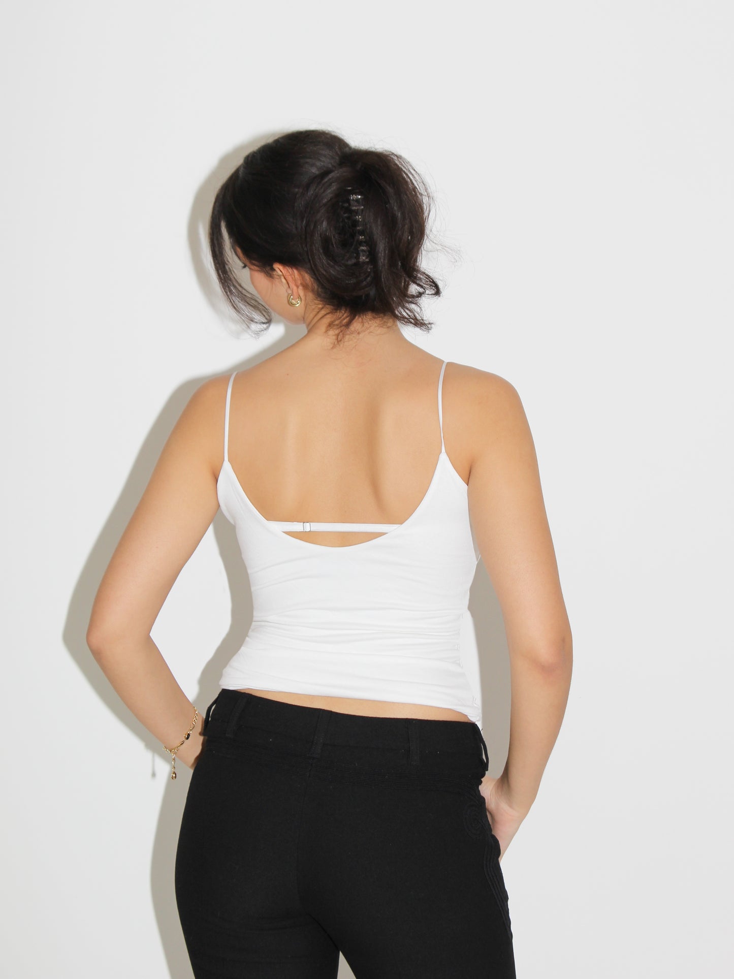 Silk Strap Cami - Ivory