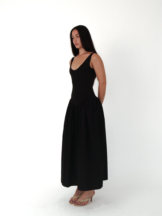 Drop Waist Maxi Dress