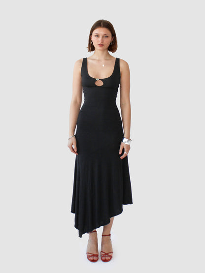 Key Hole Top - Black