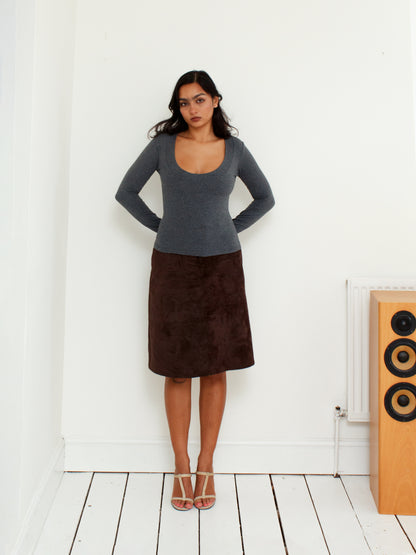Circle Long Sleeve - Grey Marl