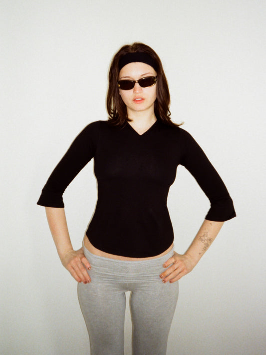 The Everyday V-Neck - Black