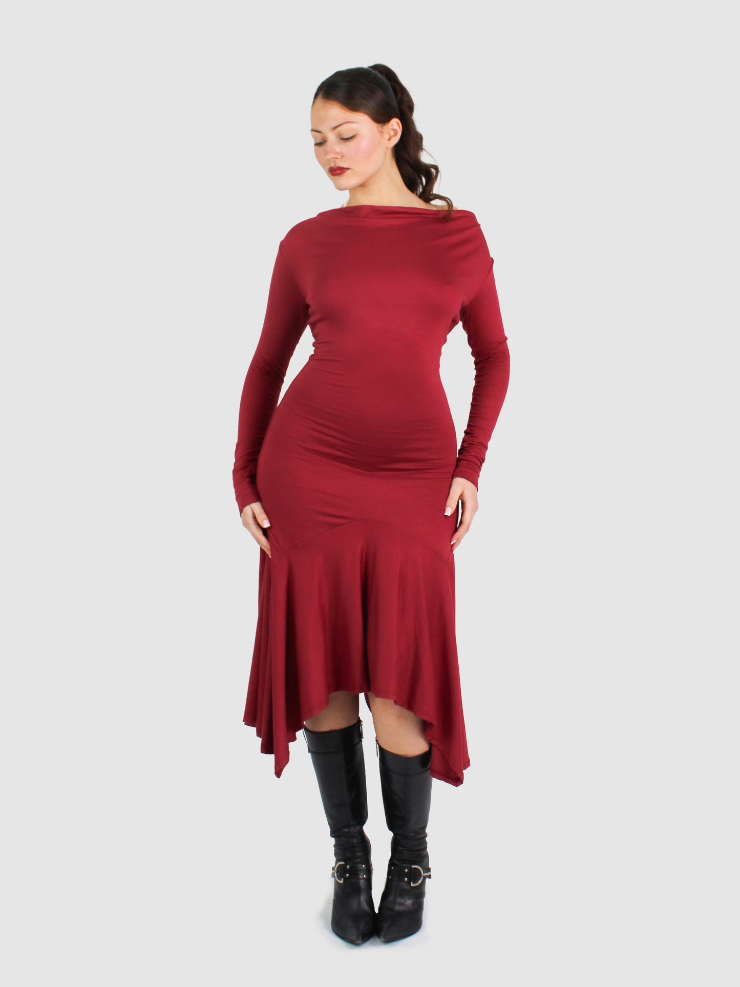 Infinity Dress - Cranberry S