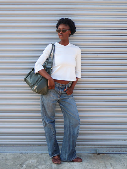 The Everyday V-Neck - Ivory