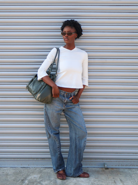 The Everyday V-Neck - Ivory