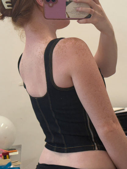 Denim Bustier - XS/S