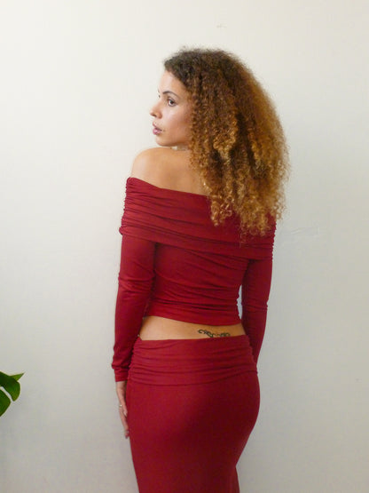 Maya Cherry Skirt - S